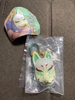 だいきょ屋　ガチャガチャ　華なり狐面根付のサムネイル