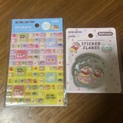 Crayon Shin-chan Tile Stickers & Flake Stickers (2-piece set)