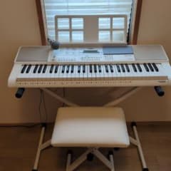 CASIO LK-515 光ナビゲーションキーボード 本体 スタンド 椅子セット