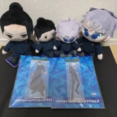 呪術廻戦 ラウンドワン限定 ぬいぐるみ ジオラマアクリル Mぬいぐるみ セット 呪術廻戦 ラウンドワン限定 ぬいぐるみ ジオラマアクリル Mぬいぐるみ