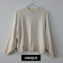 UNIQLO スウェットクルーネックシャツ オフホワイトのサムネイル