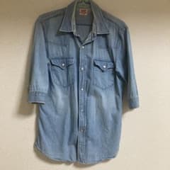EDWIN デニム半袖シャツ Lサイズのサムネイル