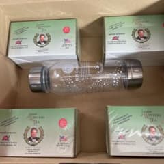 ジェイソン・ウィンターズ・ティー４箱と専用ボトル一回だけ使用消毒済みのサムネイル
