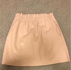 ZARA Aライン レザー スカートのサムネイル