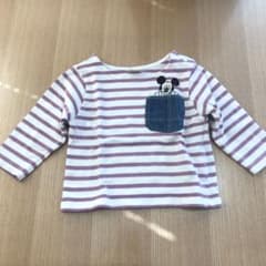 プティマイン　80cm ロンT 長袖　ミッキーのサムネイル