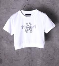 Amilige ラインストーンくぎベアチビTシャツのサムネイル