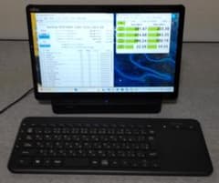 FUJITSU ArrowsTab Q738　拡張クレードル　キーボードペン付属 FUJITSU ArrowsTab Q738 拡張クレードル キーボードペン付属 - メルカリ