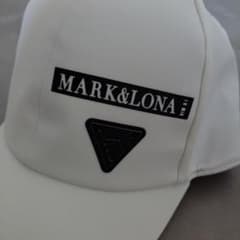 MARK&LONA マークアンドロナ ゴルフキャップ ホワイト - メルカリ