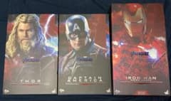 ホットトイズENDGAME 3体セット　アイアンマン キャプテンアメリカ ソーのサムネイル