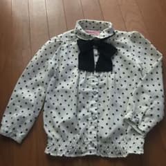 女の子 水玉ブラウス 120サイズのサムネイル