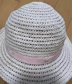 familiar 麦わら帽子（49cm）UVカット80%以上　手洗い可能のサムネイル