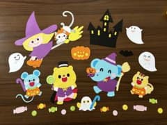 壁面飾り　ハロウィン　10月　保育のサムネイル