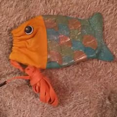 ジャマン ピエッシュ レザーお魚ポーチのサムネイル