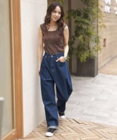 ハイウエストストレートデニムのサムネイル