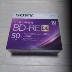 SONYブルーレイディスク、BDーRE繰り返し録画ダビング用10枚のサムネイル