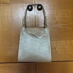 madras ハンドバッグ ベージュのサムネイル