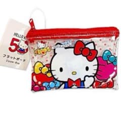【未使用】ハローキティ フラットポーチトロピカルポーチ　フラ　タグ付き m66035700964_1.jpg?1713353069