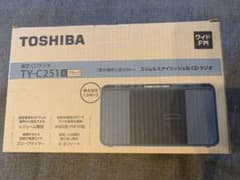 新品☆東芝　CDラジオ　ブラック　TYC251のサムネイル