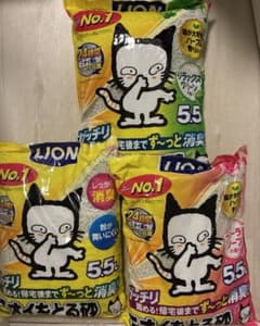 LION ニオイをとる砂 5.5L 3袋セットのサムネイル