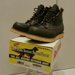 四角犬タグREDWING8180セッターブーツ8Eモスグリーン美品のサムネイル