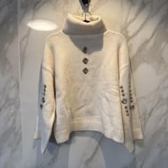 PINKO タートルネックニット　ホワイト　Sのサムネイル