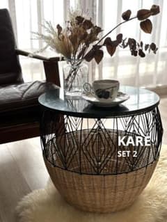 ⁠【セット限定②】KAREエシャサイドテーブルグリーン（SET①同時購入必須）⁠ セット限定②】KAREエシャサイドテーブルグリーン（SET①同時購入必須