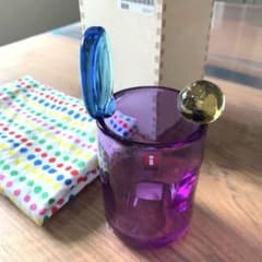 イッタラ　ポムポム　アメジスト　オイバトイッカ　90mm スコープ別注 イッタラ ポムポム アメジスト オイバトイッカ 90mm スコープ別注