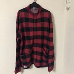 CHUMS ハリケーントップ フルスナップ チャムス ＸＬ チェック柄のサムネイル
