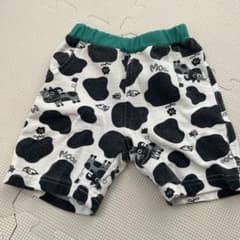 ベビー パンツ 牛柄 アニマル柄 グリーンウエストのサムネイル