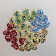 Nail art parts featuring Sergeant Keroro (35 pieces)
