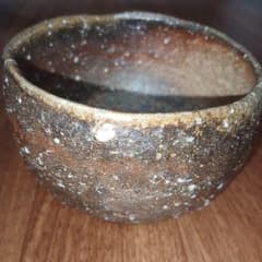 堀江祥山? 茶碗 陶器 信楽焼? 備前焼? お茶 茶道 抹茶碗 茶器 手びねり 堀江祥山? 茶碗 陶器 信楽焼? 備前焼? お茶 茶道 抹茶碗 茶器 手びねり