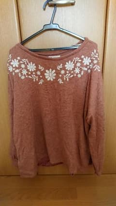 Soulberry ソウルベリー 花柄刺繍チュニック LLのサムネイル