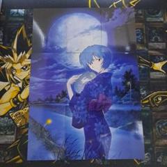 カードダスマスターズ エヴァンゲリオン 綾波レイ 満月 浴衣 一