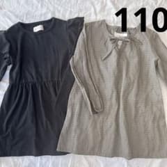 CIAOPANIC TYPY チュニック 100 110 西松屋 黒ワンピース