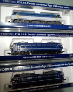TOMIX EF66 電気機関車 3両(9129,2164,2165) Nゲージのサムネイル