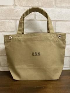 USNキャンバストートバッグ　ミリタリーバッグ　サバゲー キャンプ　アウトドアのサムネイル