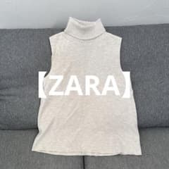 【ZARA】ノースリーブセーター Lのサムネイル