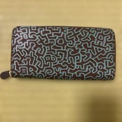 印傳屋 キースへリング ジップラウンド長財布 - メルカリ