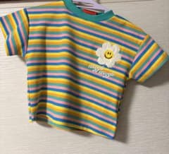 wiggle wiggle ストライプTシャツ 90のサムネイル