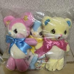 マザーガーデン ぬいぐるみ3体セット（ピンク・青・黄色）のサムネイル
