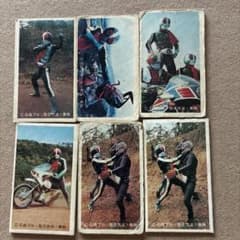仮面ライダー メンコ6枚セット 昭和レトロ 値下 - メルカリ