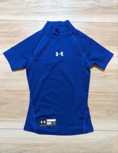 Under Armour120cm 少年野球 ロイヤルブルー アンダーシャツ半袖のサムネイル