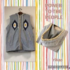 POWER TO THE PEOPLE ♡パーカーベストのサムネイル
