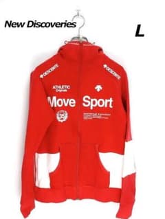 デサント MOVE sport レッド ジャージ 人気 スポーツウェアのサムネイル