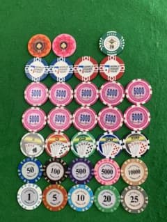コレクションポーカーチップのサムネイル