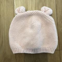 baby gap 46センチ ピンクのクマ帽子のサムネイル