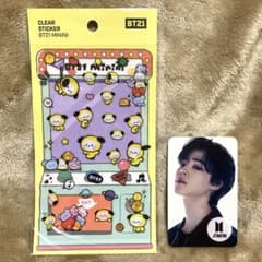BT21 チミー クリアステッカー シール & BTS ジミン トレカ - メルカリ