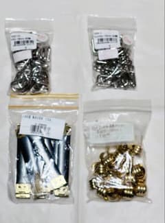 手芸用金具 まとめ売り Dカン リュックカン バネ口金 止め金具のサムネイル