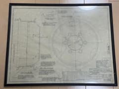 アメリカンラフランス社 自動車部品 設計図 手書き アンティーク 美術