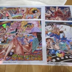 ONE PIECE DAY'26 ホログラムイラストシート 4種セット ポスターのサムネイル